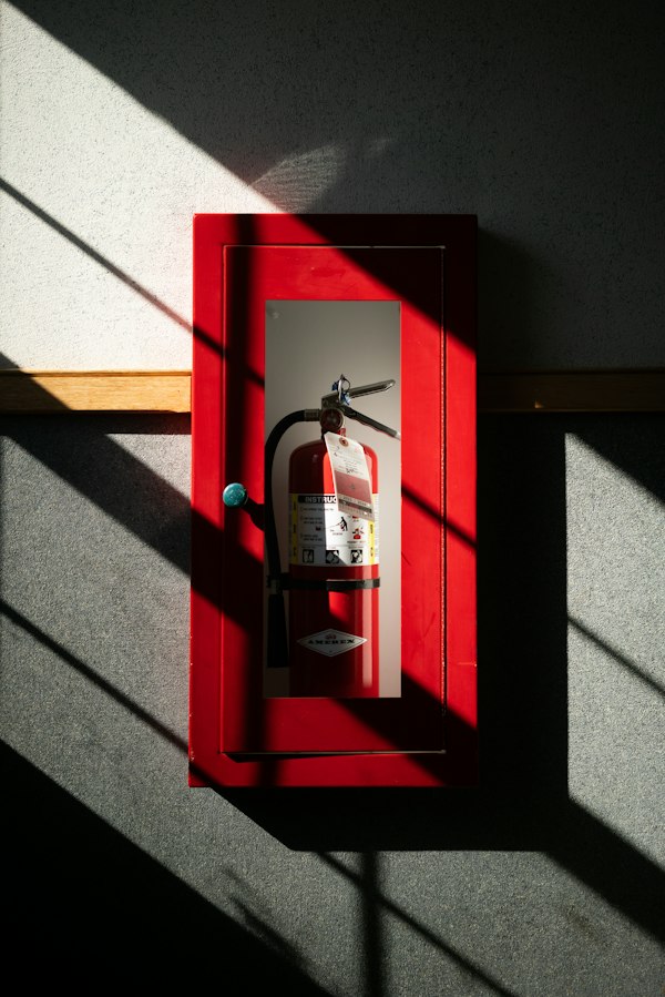 Fire extinguisher inspection and fire safety management